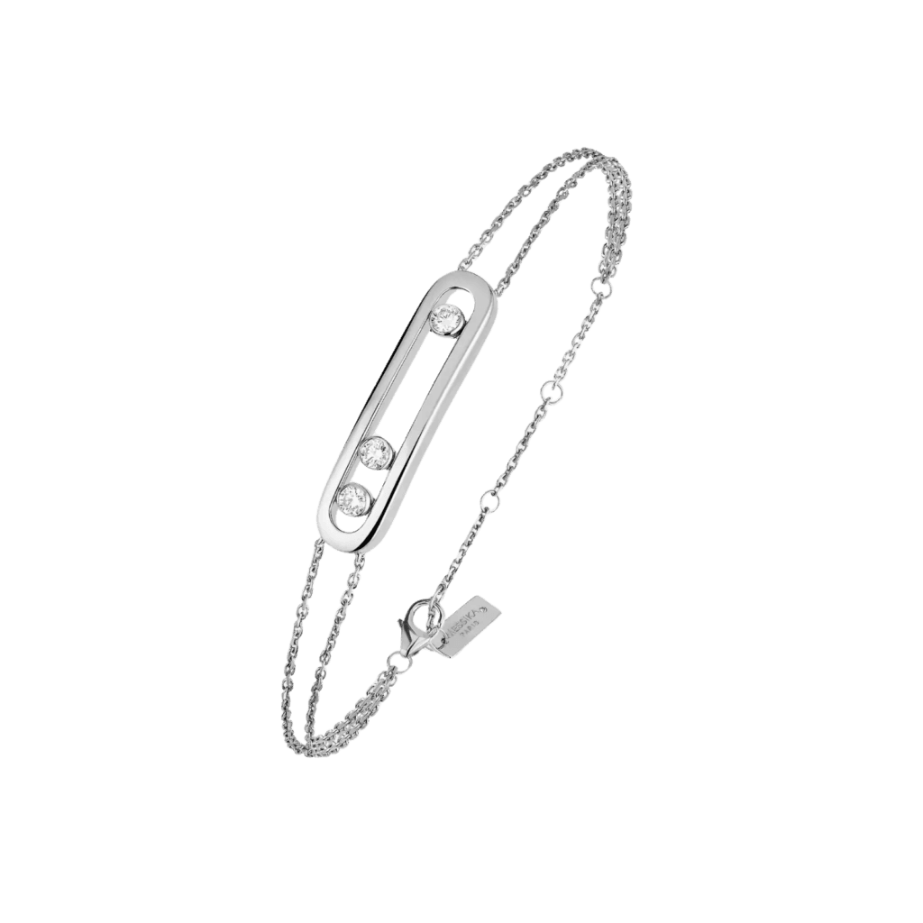 Messika Move Classique White Gold Bracelet