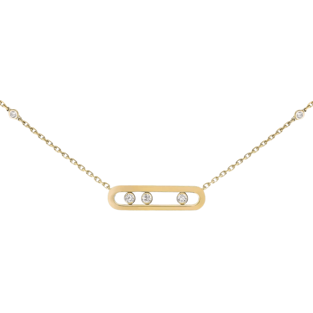 Messika Baby Move Yellow Gold Diamond Necklace