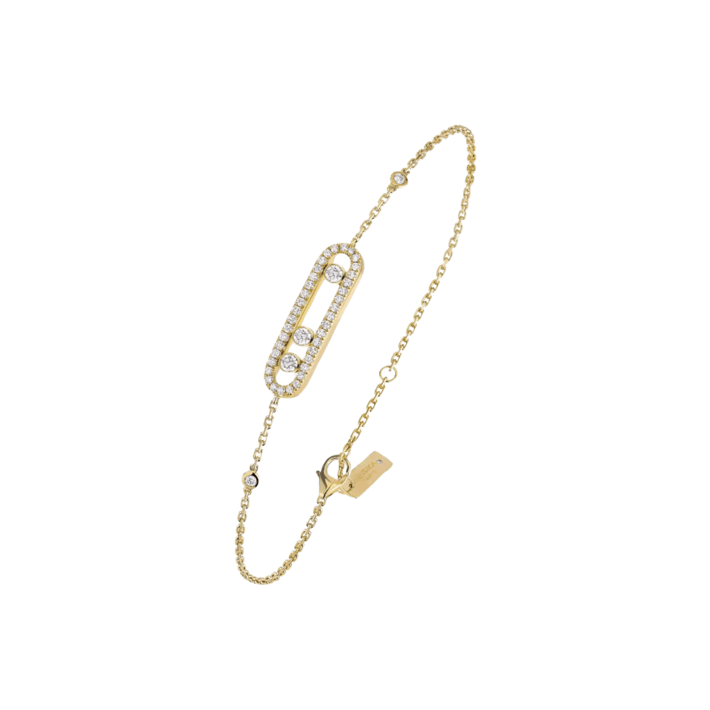 Messika Baby Move Pavé Yellow Gold Diamond Bracelet