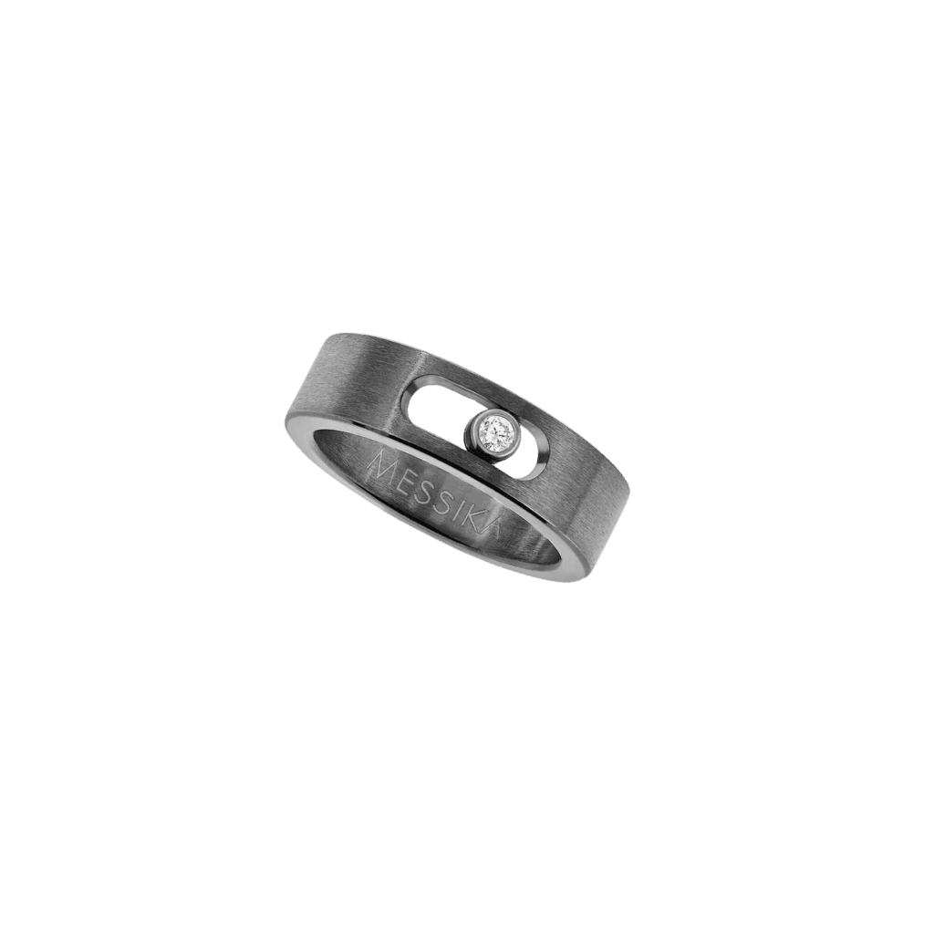 Messika Move Titanium Graphite & Diamond Ring