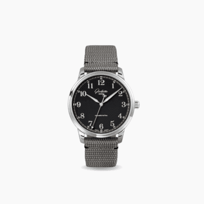 Glashutte Original Senator Excellence 40mm, Black Dial & Grey Strap