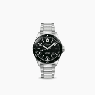 Glashütte Original SeaQ Panorama Date 43.20mm, black dial