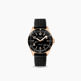 Glashutte SeaQ Panorama Date Watch 43.2mm, 18k Red Gold