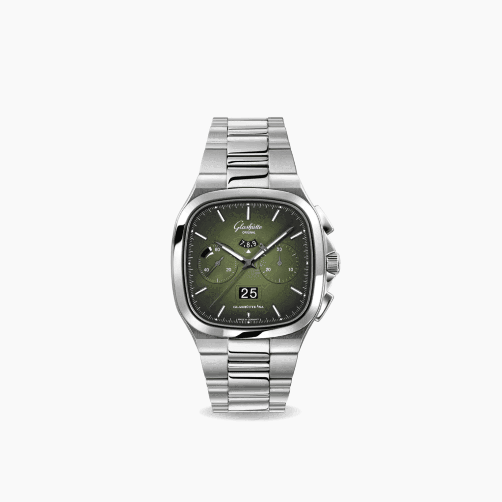 Seventies Chronograph Panorama Date Fab Green