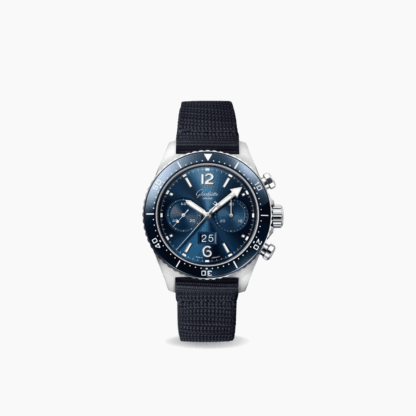 Glashütte Original SeaQ Chronograph Panorama Date 43.20mm, Blue PVD Coated Dial