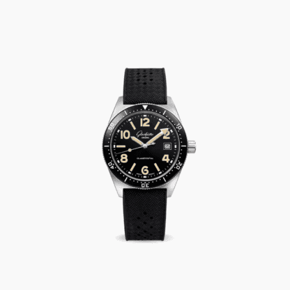 Glashütte Original SeaQ 39.5mm, Black Dial & Steel Case