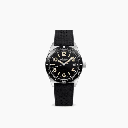 Glashütte Original SeaQ 39.5mm, Black Dial & Steel Case