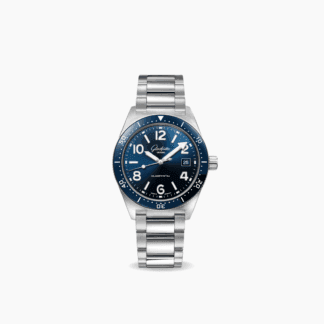 Glashütte Original SeaQ 39.5mm, Blue,Stainless Steel Bracelet