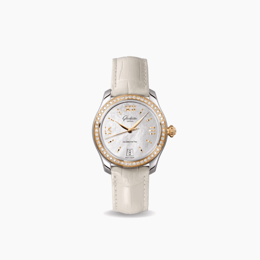 Glashütte Original Lady Serenade 36mm, Mother-of-Pearl & Diamonds