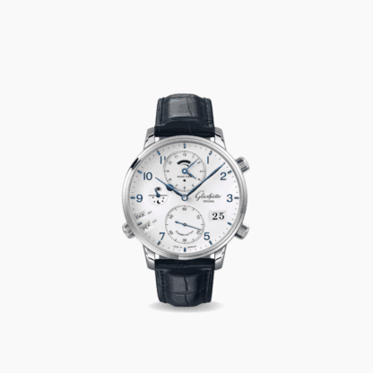 Glashütte Original Senator Cosmopolite 44mm, White Matte Lacquered Dial
