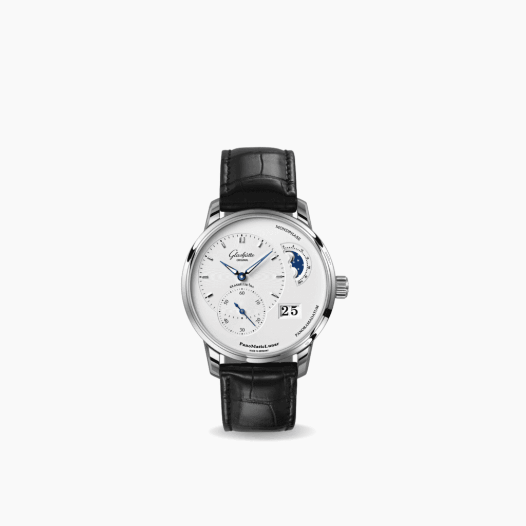 Glashutte PanoMaticLunar 40mm, Moon Phase, Off-centre Dial