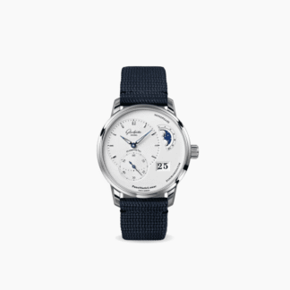 Glashütte Original PanoMaticlnverse Watch 40mm, Moon phase, Nylon Strap