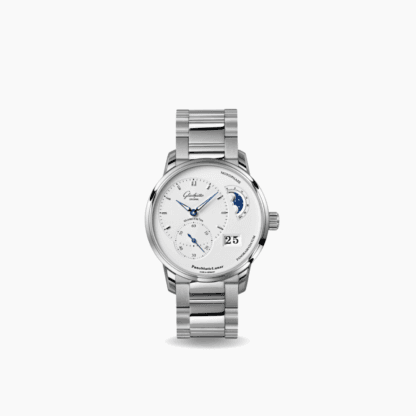 Glashütte Original PanoMaticLunar Watch 40mm, Stainless Steel Bracelet