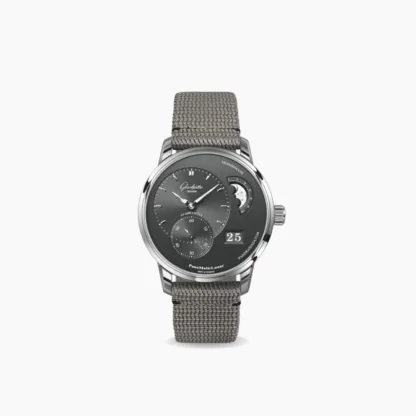 Glashütte Original PanoMaticLunar 40mm, Galvanized Ruthenium Dial, Moon Phase