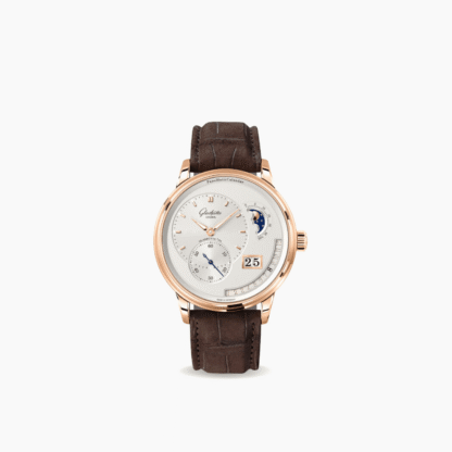 Glashütte Original PanoMaticCalendar 42mm, 18K Rose Gold, Moon Phase, Panorama Date
