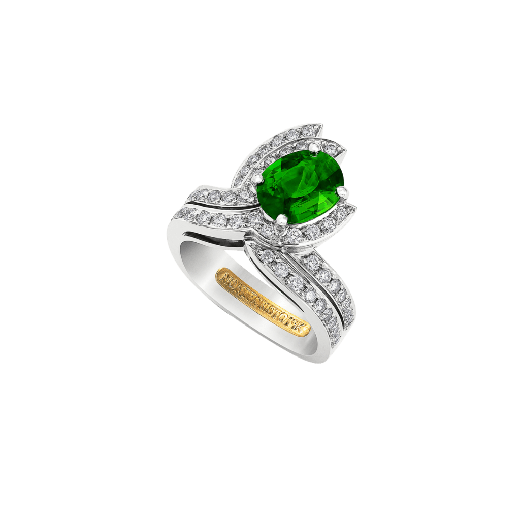 Montecristo Orchid Emerald Diamond Ring