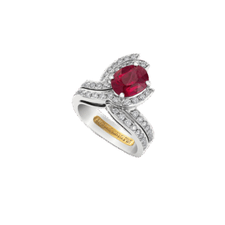 Montecristo Orchid Ruby Diamond Ring