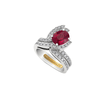 Montecristo Orchid Ruby Diamond Ring