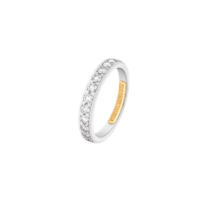 Montecristo Diamond Wedding Band in 19K White Gold