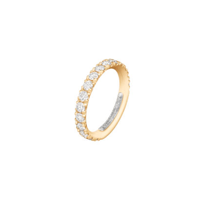 Montecristo Eternity Wedding Ring in 18K Yellow Gold