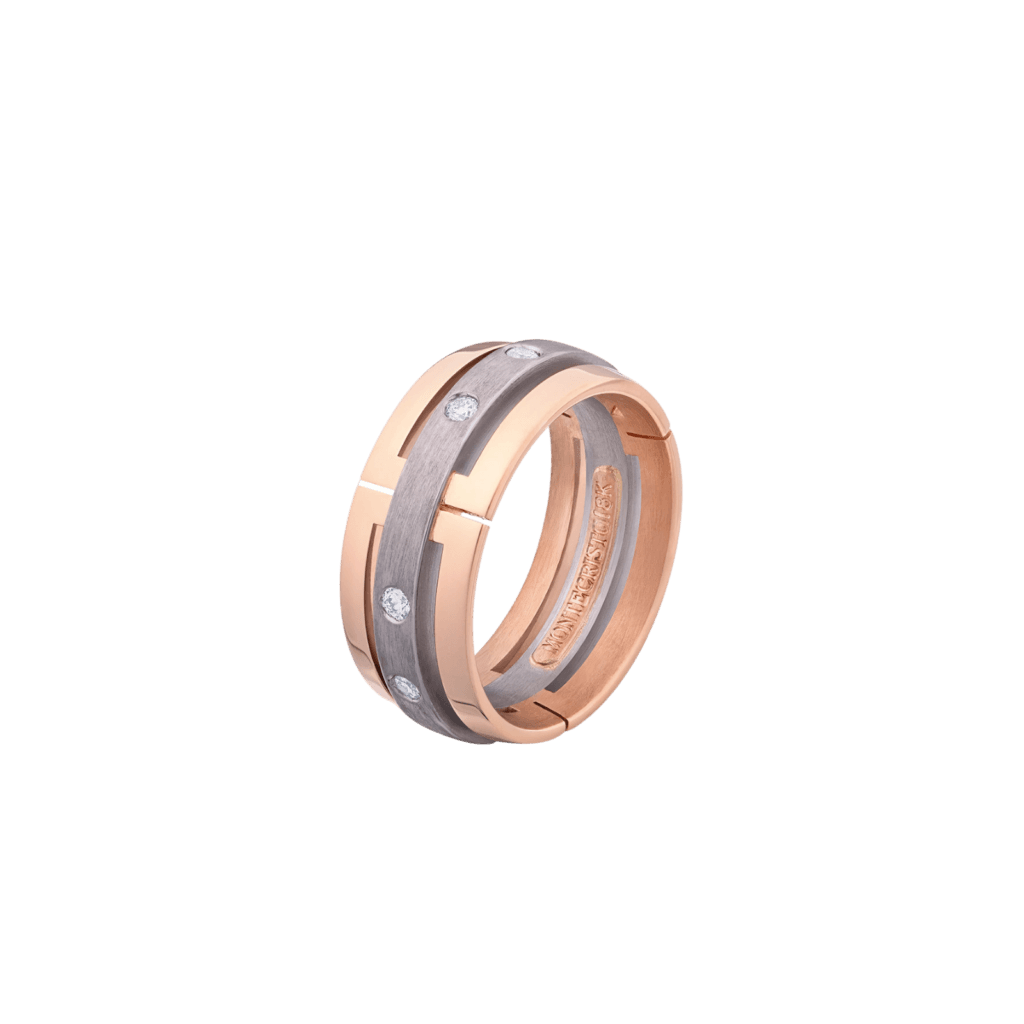 Montecristo 19K Rose Gold Diamond Wedding Band