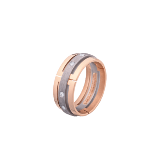 Montecristo 19K Rose Gold Diamond Wedding Band
