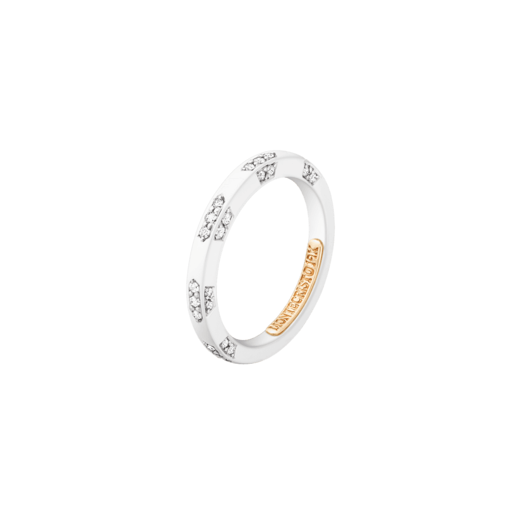 Montecristo Lace Wedding Band - 19K White Gold