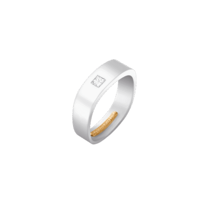 Montecristo Soft Square Gypsy Wedding Band