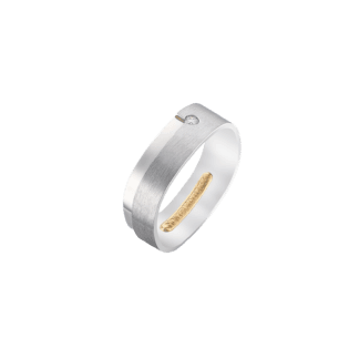 Montecristo Hope Wedding Band- 19K White Gold