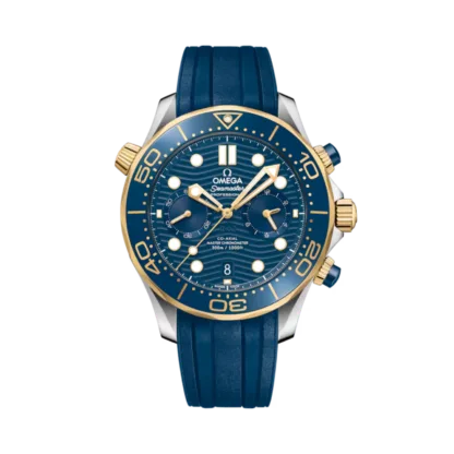 OMEGA Seamaster Diver 300M 44 mm, steel - yellow gold on rubber strap