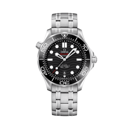 Seamaster Diver 300M Watch 42mm, Black Dial, Skeleton Watch Hands