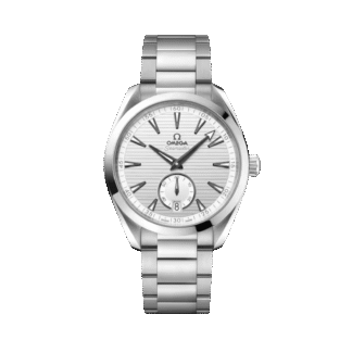 Seamaster Aqua Terra Watch 41mm, "Teak" Patterned Silvery Dial