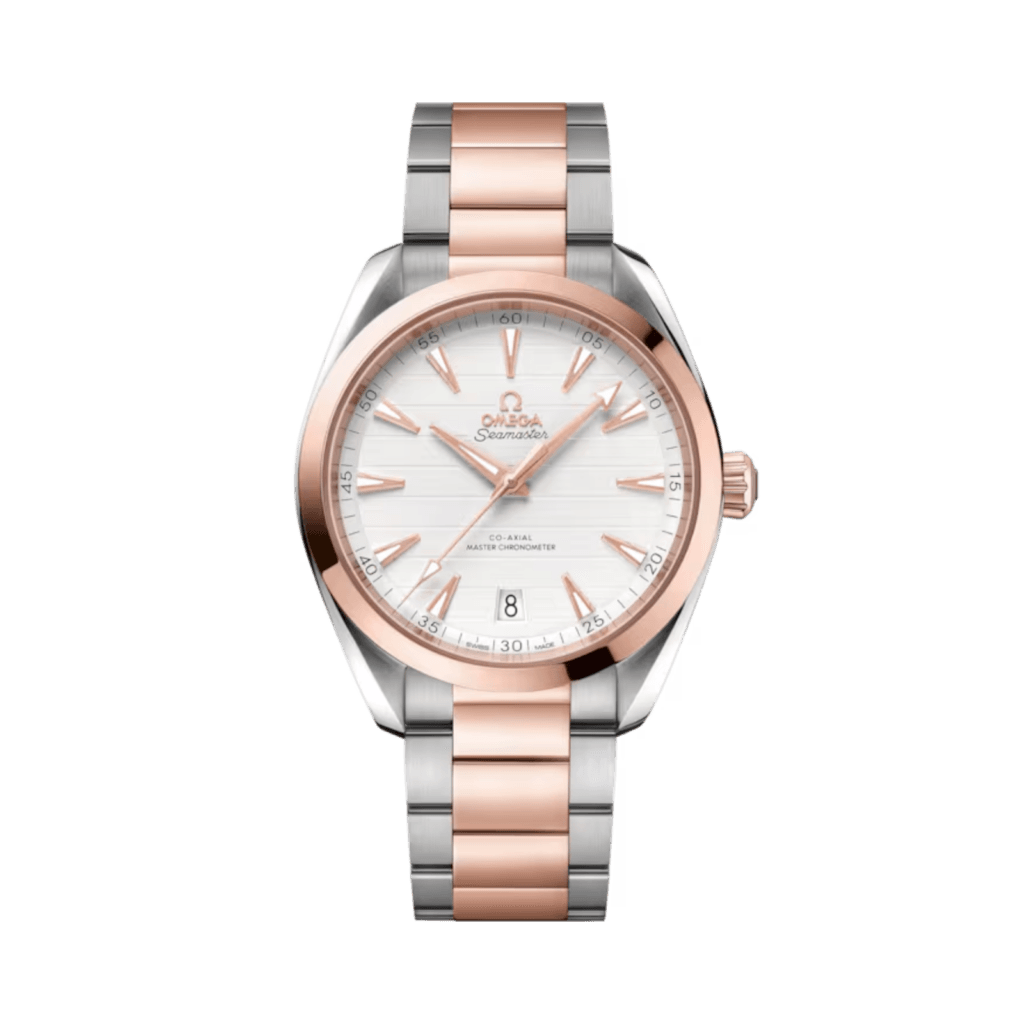 OMEGA Seamaster Aqua Terra 150M 41 mm, Sedna™ gold on steel