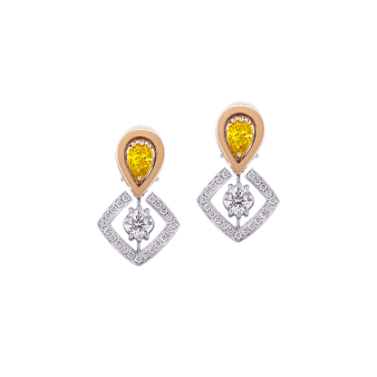 Montecristo Yellow & White Diamonds Earrings