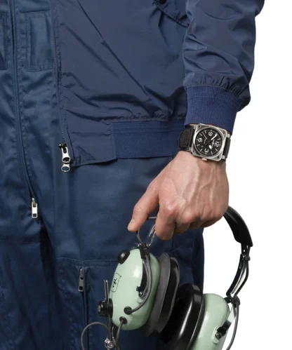Bell& Ross BR 03-92 Black Steel 42mm on wrist