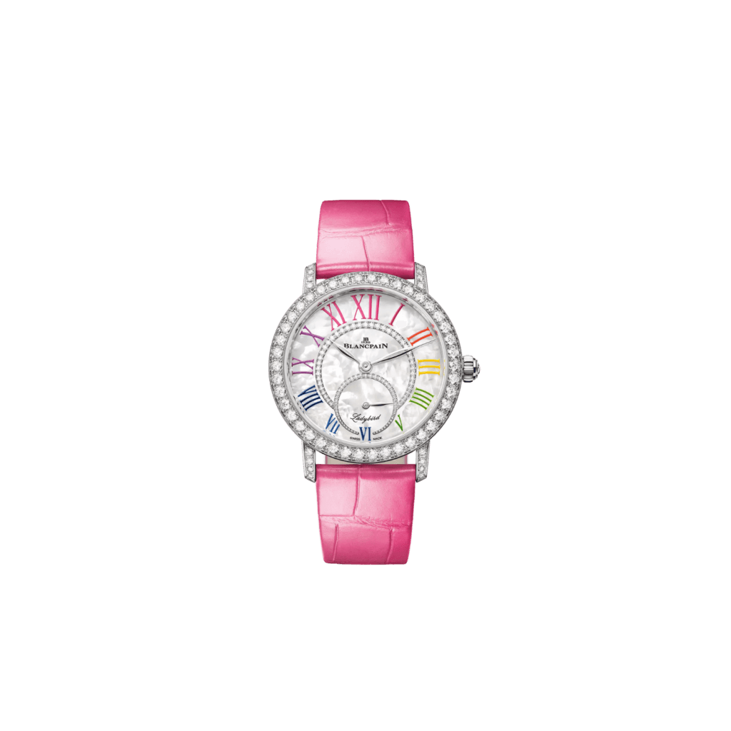 Ladybird Colors Watch, 34.9 mm White Gold, Diamonds, Mother-of-Pearl Dial