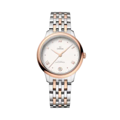 OMEGA De Ville Prestige 34mm Watch with Steel & Sedna™ Gold