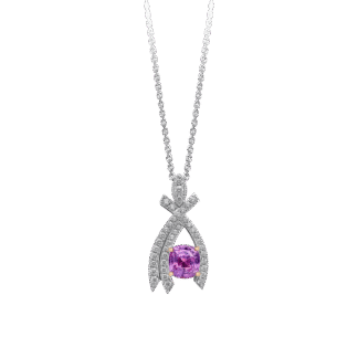 Montecristo Orchid Pink Sapphire Pendant