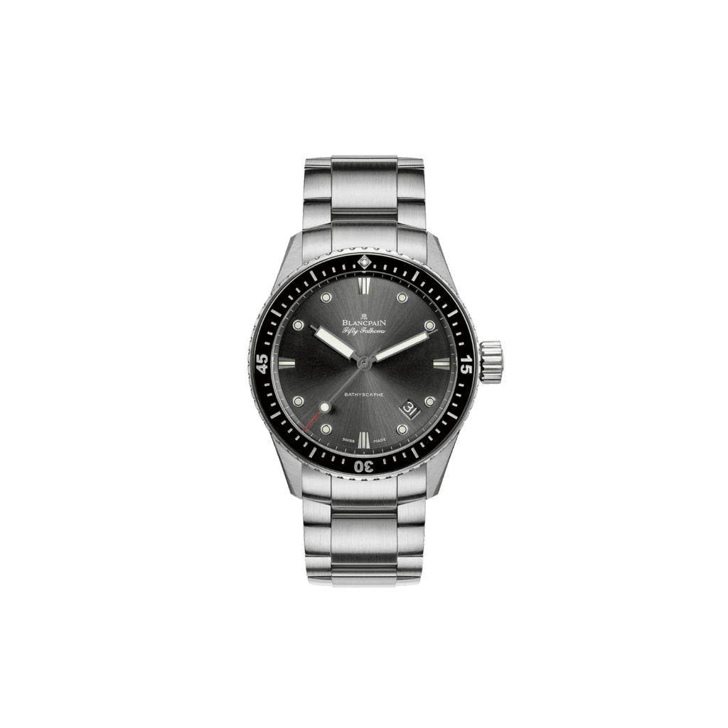 Blancpain Fifty Fathoms Bathyscaphe 43mm, Meteor grey dial