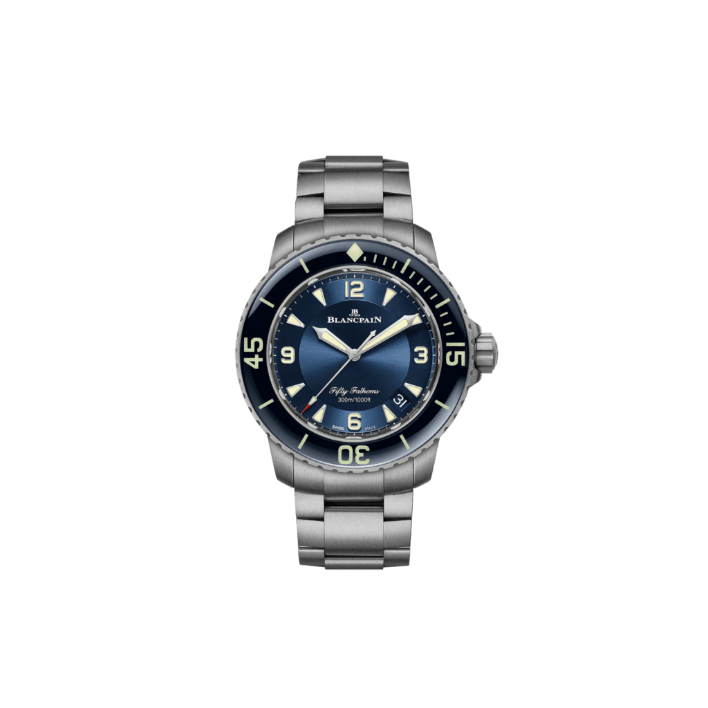 Blancpain Fifty Fathoms Automatique Men's Watch 45mm, Blue Dial