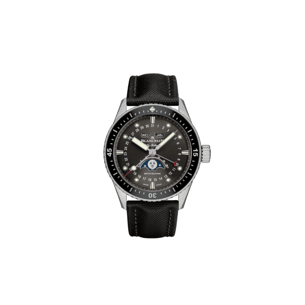 Bathyscaphe Quantième Complet Phases de Lune 43 mm