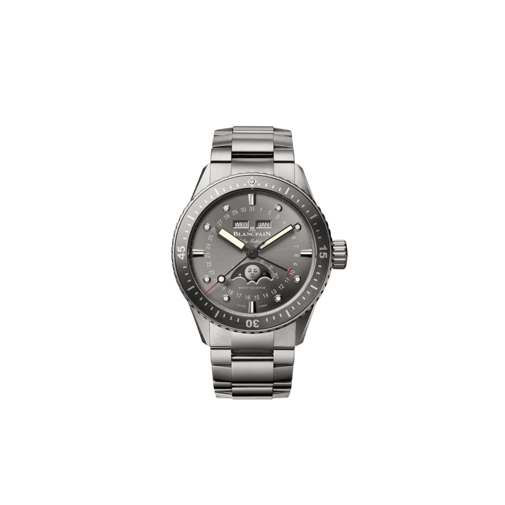 Blancpain Fifty Fathoms Bathyscaphe Quantième Complet Phases de Lune