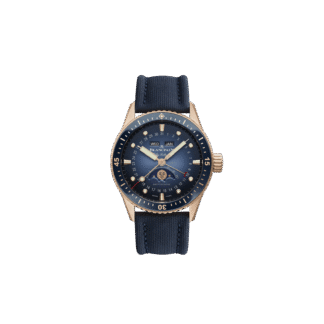 Blancpain Fifty Fathoms  Bathyscaphe Quantième Complet Phases de Lune, 43mm, 18k Red Gold