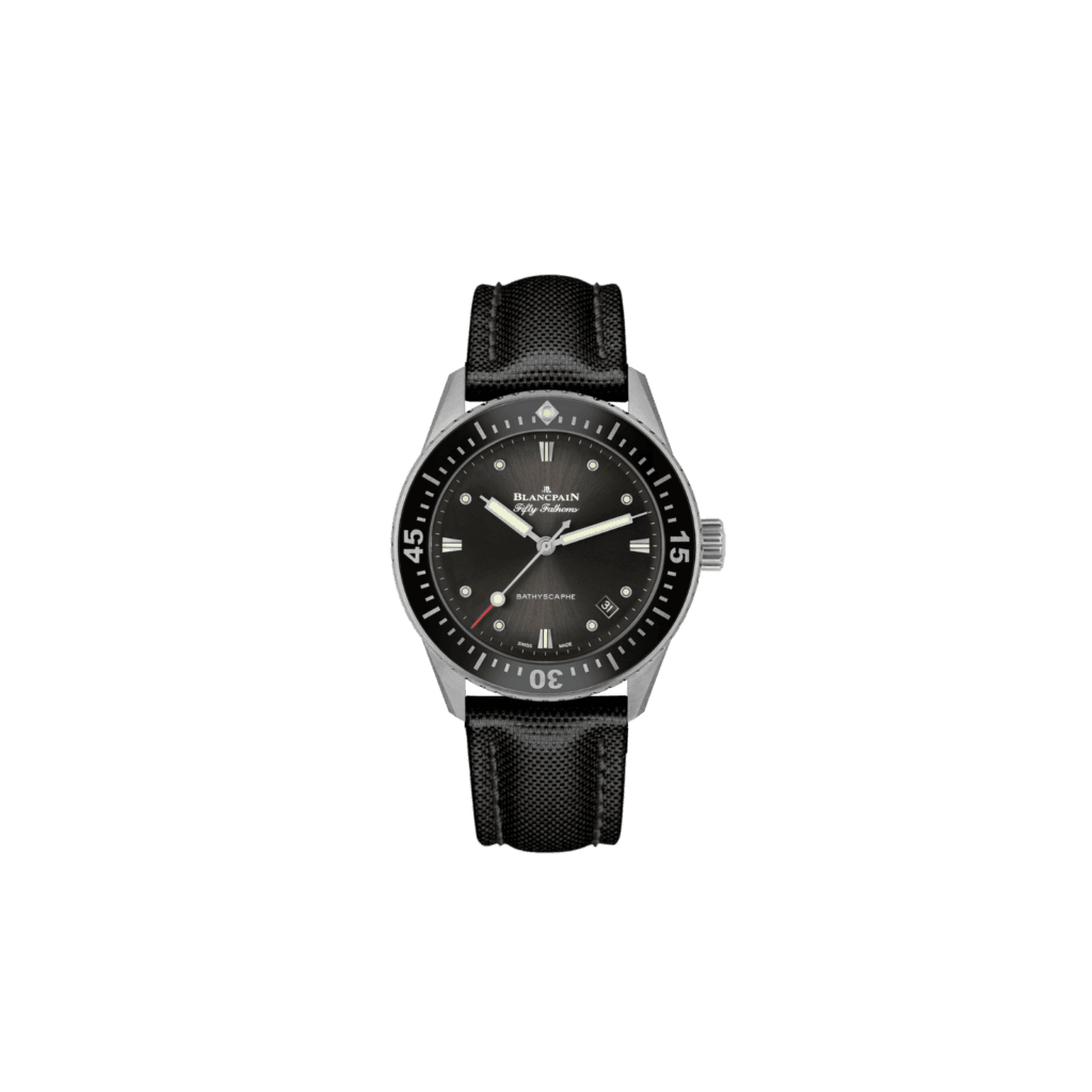 Blancpain Fifty Fathoms Bathyscaphe 38mm, Black Dial