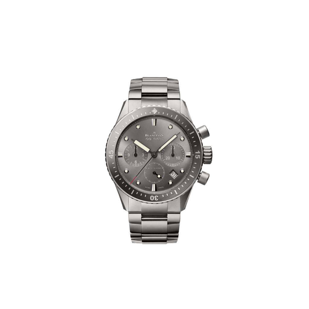 Fifty Fathoms Bathyscaphe Chronographe Flyback - Titanium & Grey Dial