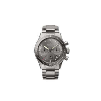 Fifty Fathoms Bathyscaphe Chronographe Flyback - Titanium & Grey Dial
