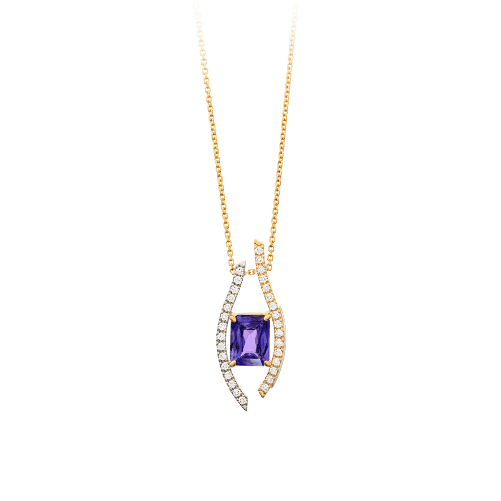 Montecristo Ballerina Purple Sapphire Pendant