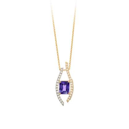 Montecristo Ballerina Purple Sapphire Pendant