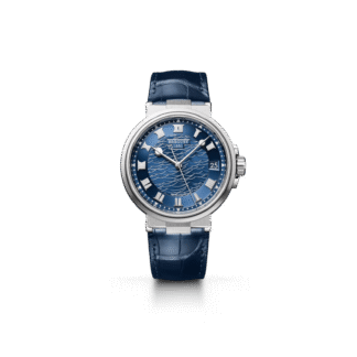 Breguet Marine 5517, 40mm, 18K White Gold, Blue dial watch