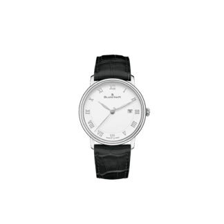Villeret Ultraplate 40mm, Black Leather Strap